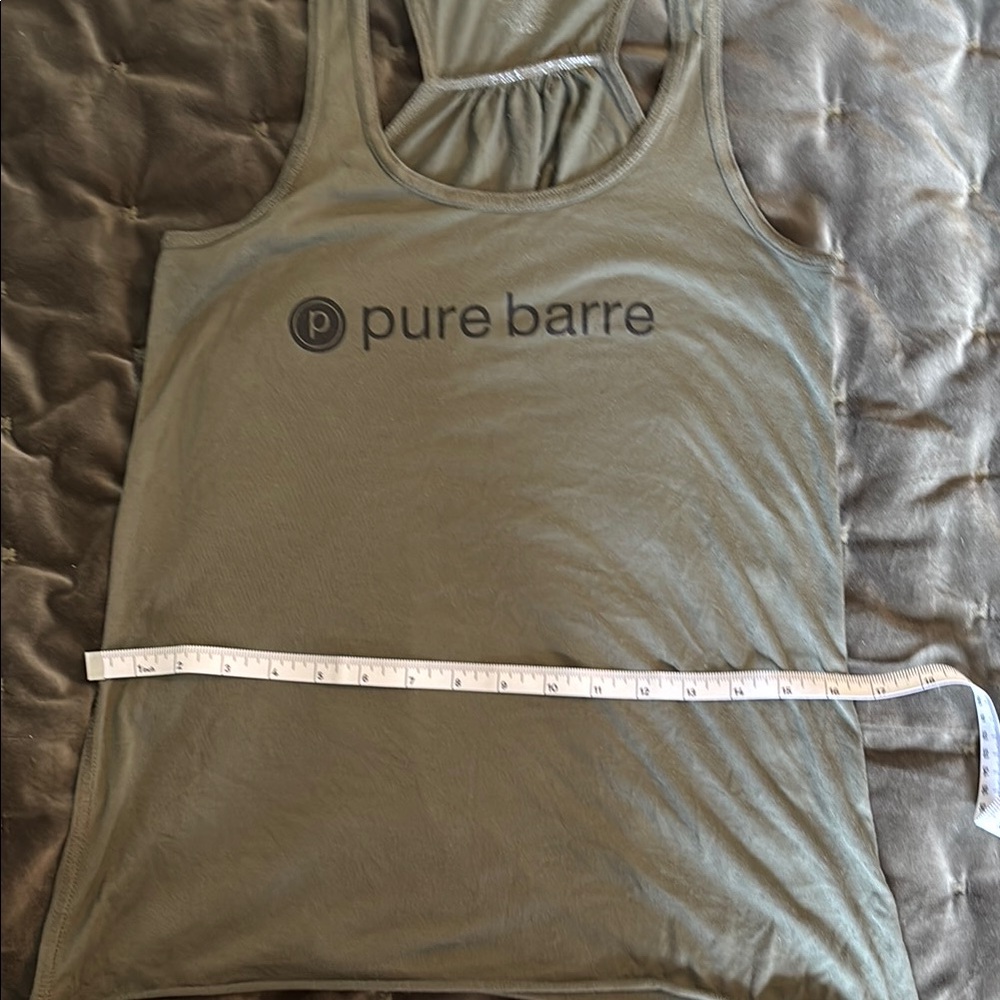 Pure Barre Olive Green Tank Top